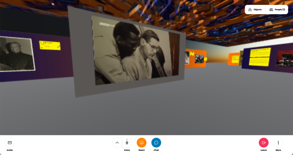 Undergraduate capstone project - virtual exhibit of jazz history